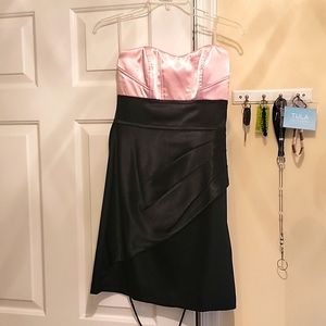 Teezeme Pink and Black cocktail dress size 5
